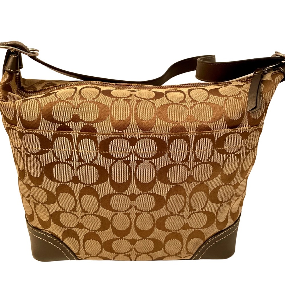Coach logo shoulder bag